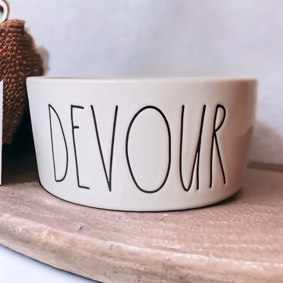 Rae Dunn DEVOUR Pet Bowl - Picture 5 of 5